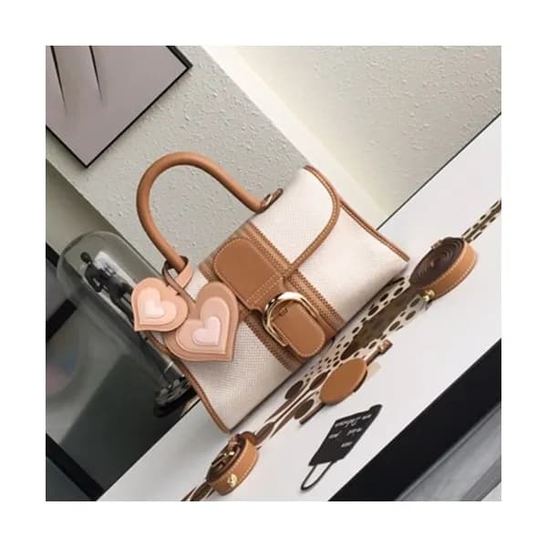 Delvaux 2019 Leather Tote Shoulder Bag,28s CM - 델보… - 1