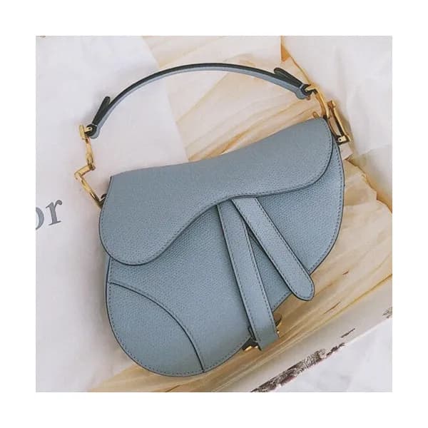 Dior 2019 Leather Saddle Shoulder Bag ,17/25.5CM -… - 1
