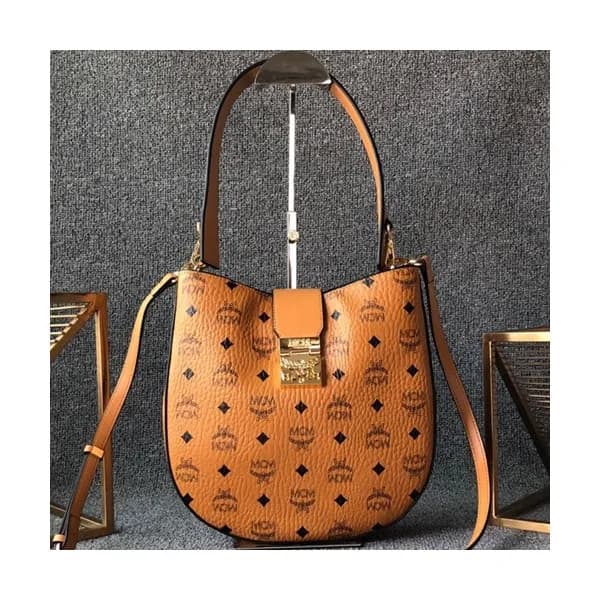 MCM 2019 Patricia Visetos Tote Shoulder Bag,26cm -… - 1