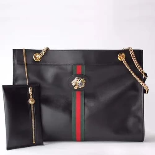Gucci 2019 Tiger Head Large Women Tote Shoulder Sh… - 1