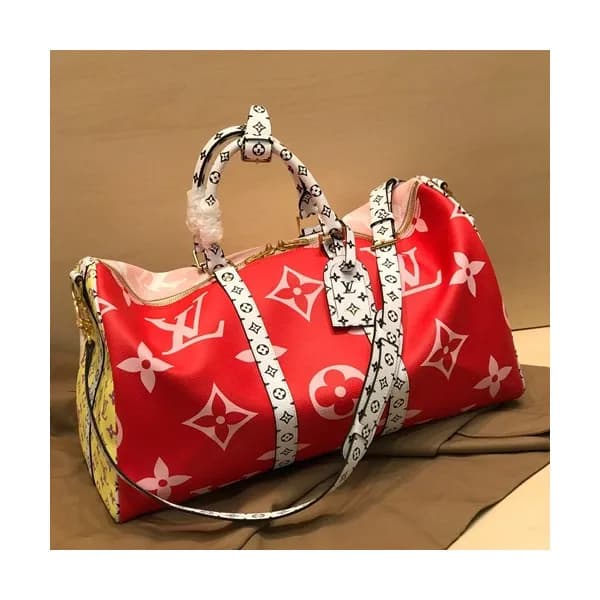 Louis Vuitton 2019 Monogram Keepall Bandouliere Ba… - 1