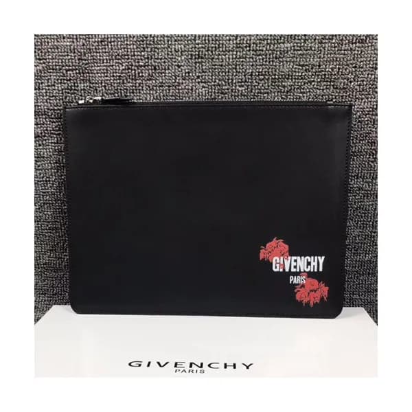 Givenchy 2019 Leather Clutch Bag,30cm - 지방시 2019 레… - 1