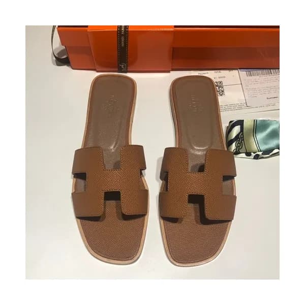 Hermes 2019 Ladies Oasis Leather Slipper - 에르메스 20… - 1