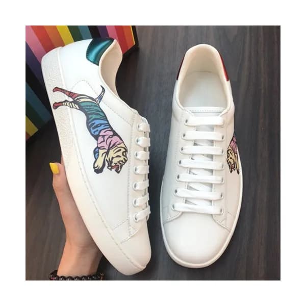 Gucci 2019 Mm/Wm Leather Sneakers - 구찌 2019 남여공용 레… - 1