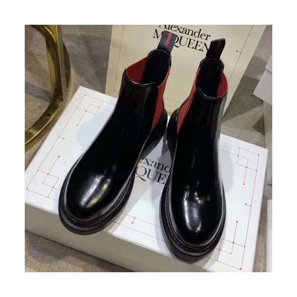 Alexander McQueen 2019 Ladies Leather Boots - 알렉산더… - 1