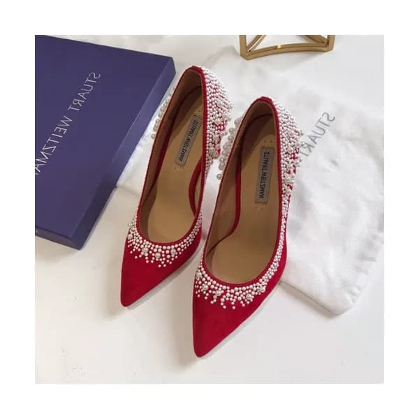 Stuart Weitzman 2019 Ladies Suede Pumps High Heel … - 1