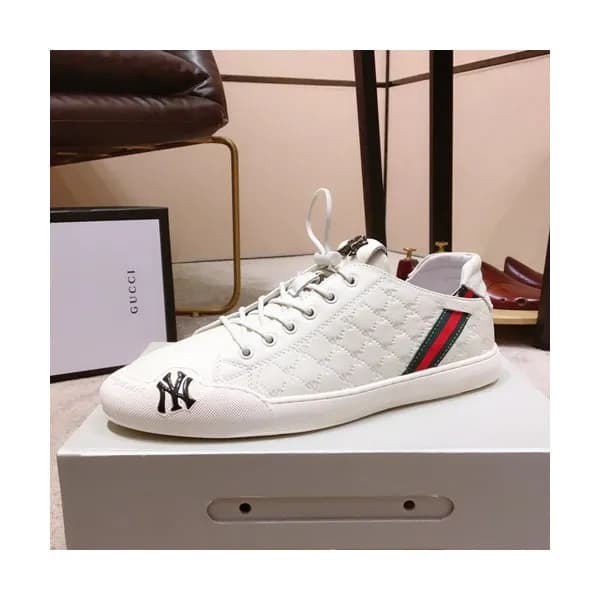 Gucci 2019 Mens Leather Sneakers - 구찌 2019 남성용 레더 … - 1