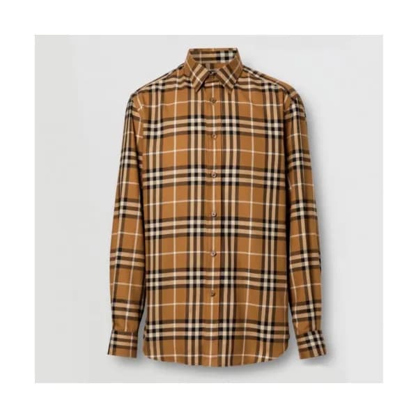 Burberry 2019 Mens Vintage Logo Flannel shirt - 버버… - 1