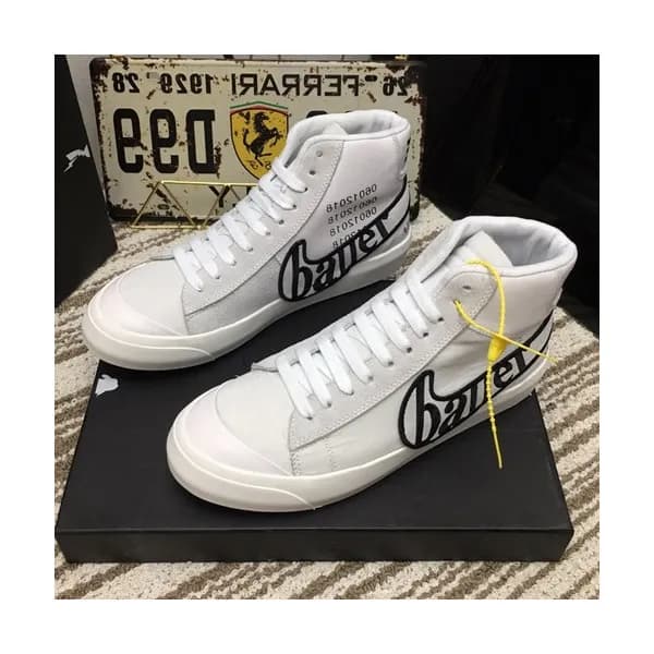 Nike x Air Jordan1 2019 Mens Leather Sneakers - 나… - 1