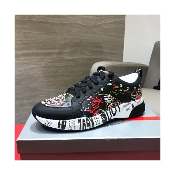 Prada 2019 Mens Leather Sneakers - 프라다 2019 남성용 레더… - 1