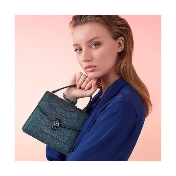 Bvlgari 2019 Serpenti Forever Tote Shoulder Bag,18… - 1