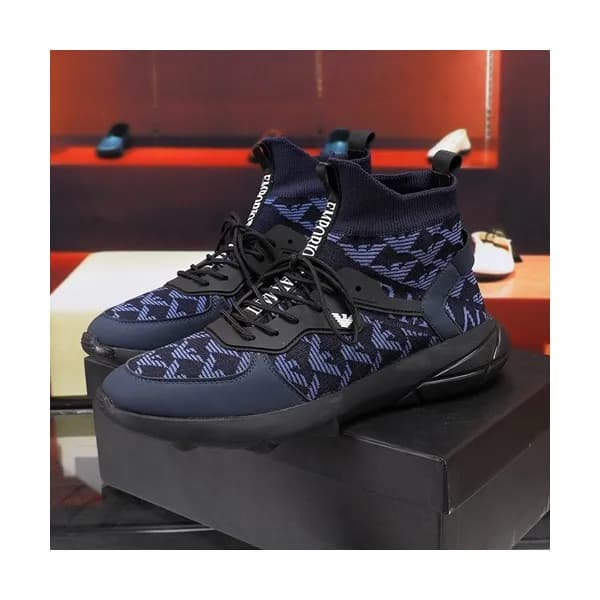 Armani 2020 Mens Knit Boots Sneakers - 알마니 2020 남… - 1