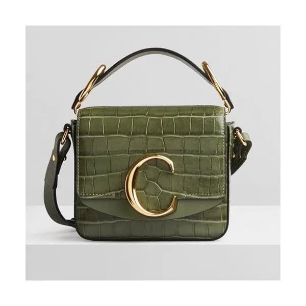Chole 2020 C Leather Tote Shoulder Bag, 16cm - 끌로… - 1