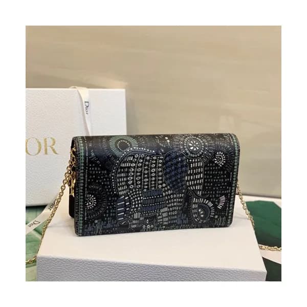 Dior 2020 Leather Chain Shoulder Bag,21.5CM - 디올 2… - 1