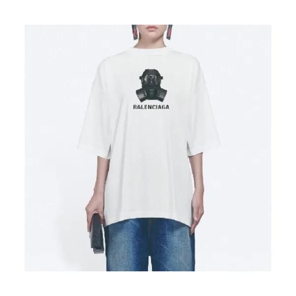 [발렌시아가]Balenciaga 2020 Mm/Wm Logo Cotton Short Sle… - 1