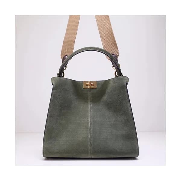 Fendi 2020 Suede Tote Shoulder Bag ,30CM - 펜디 2020… - 1