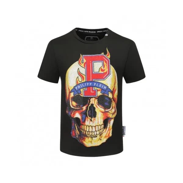 [필립플레인]Philipp-plein 2020 Mens Logo Cotton Short S… - 1