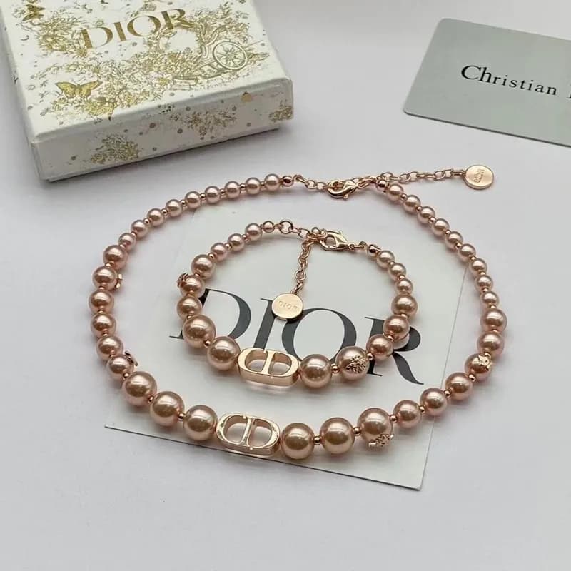 Dior Ladies Necklace - 디올여성용 목걸이 팔찌 ACC0437.(로즈골드) - 1