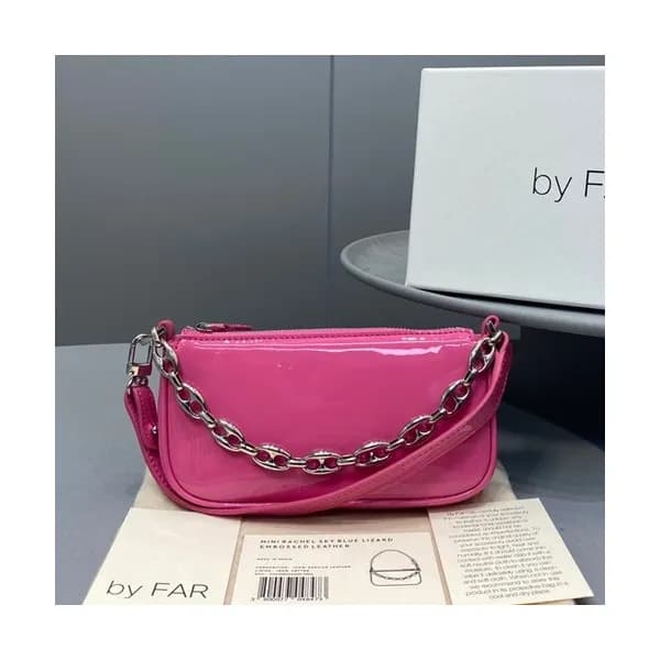 By Far 2020 Leather Tote Shoulder Bag,18cm - 바이 파 … - 1