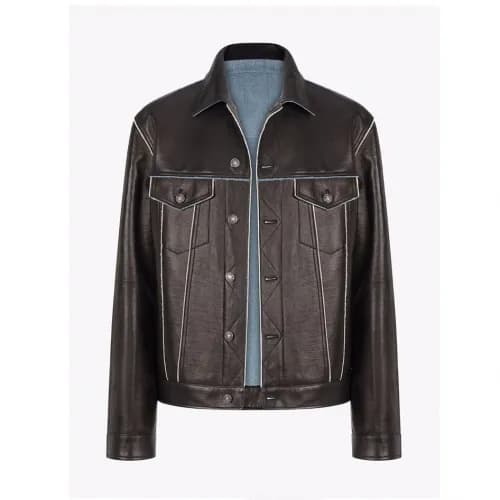 [지방시]Givenchy 2020 Mens Logo Casual Leather Jacket… - 1