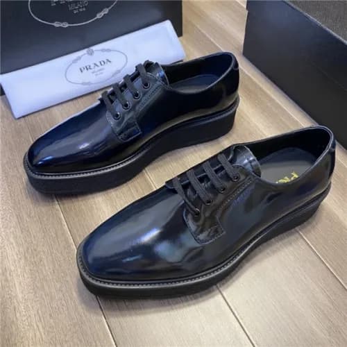 Prada 2020 Men's Leather Shoes - 프라다 2020 남성용 … - 1