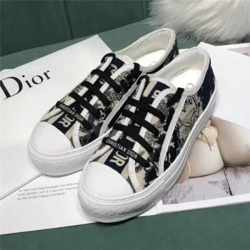 Dior 2020 Women's Embroidery Sneakers - 디올 202… - 1