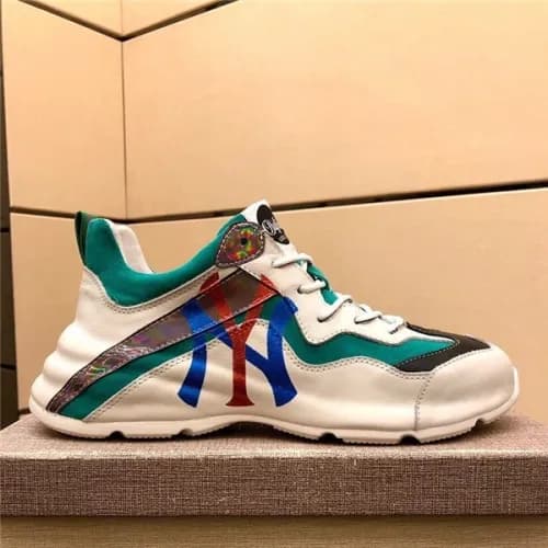 Gucci 2020 Men's Leather Sneakers - 구찌 2020 남성… - 1