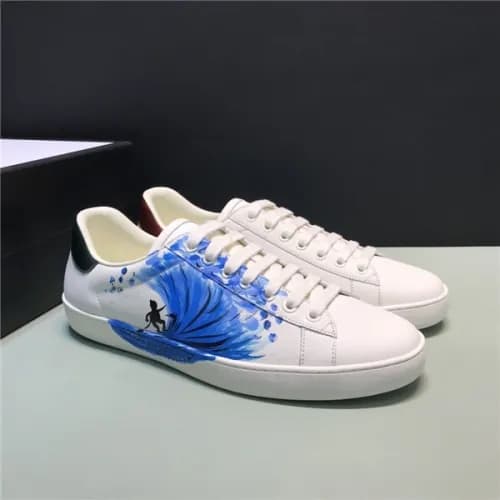 Gucci 2020 Men's Leather Sneakers - 구찌 2020 남성… - 1