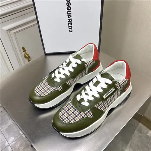 Dsquared 2020 Men's Leather Sneakers - 디스퀘어드 2… - 1
