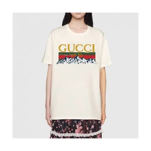 [매장판]Gucci 2021 Mm/Wm Logo Short Sleeved Tshirts -… - 1