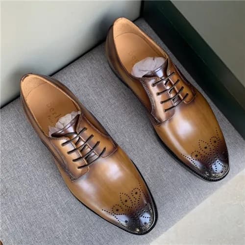 Berluti 2021 Men's Leather Oxford Shoes - 벨루티 … - 1