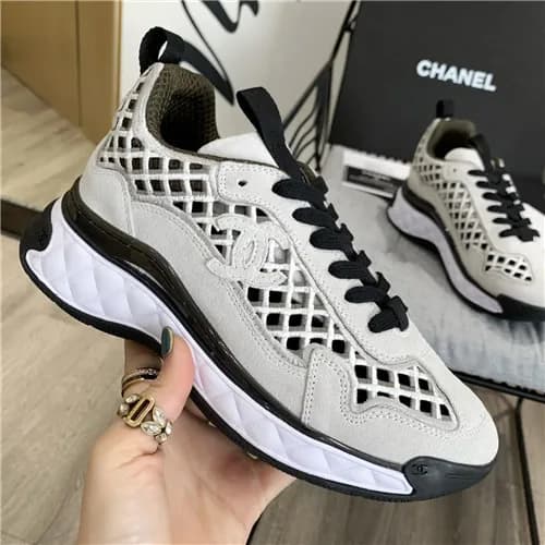 Chanel 2021 Women's Leather Sneakers - 샤넬 2021… - 1