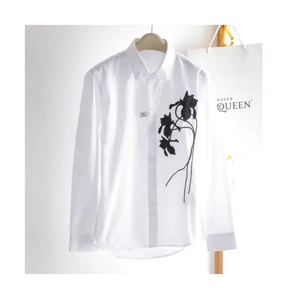 Alexander McQueen 2021 Mens Business Cotton Tshirt… - 1