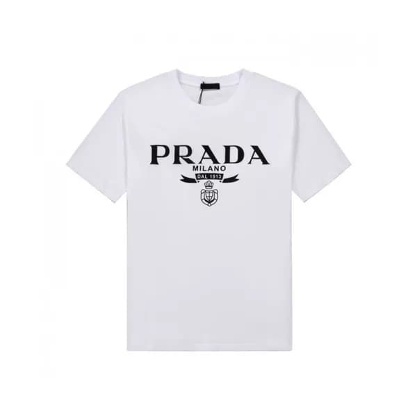 [프라다]Prada 2021 Mm/Wm Basic Logo Short Sleeved Tsh… - 1