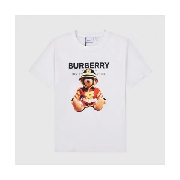 Burberry Mm/Wm Logo Cotton Short Sleeved Tshirts … - 1