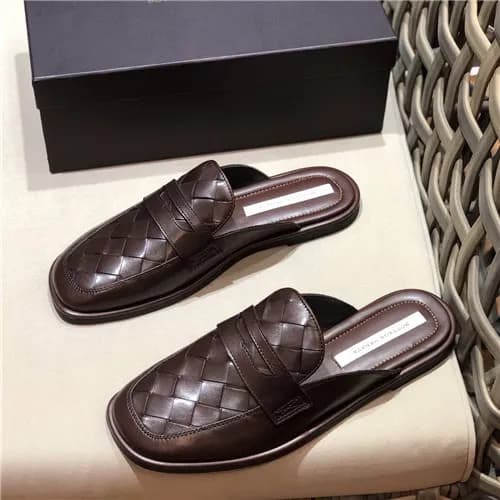 Bottega Veneta 2021 Men's Leather Mule,BVS0371… - 1