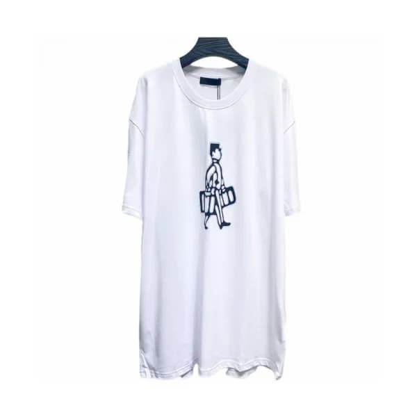 [트렌디]Prada Mens Basic Logo Short Sleeved Tshirts … - 1