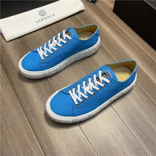 Versace 2021 Men's Canvas Sneakers,VERS0564 - … - 1