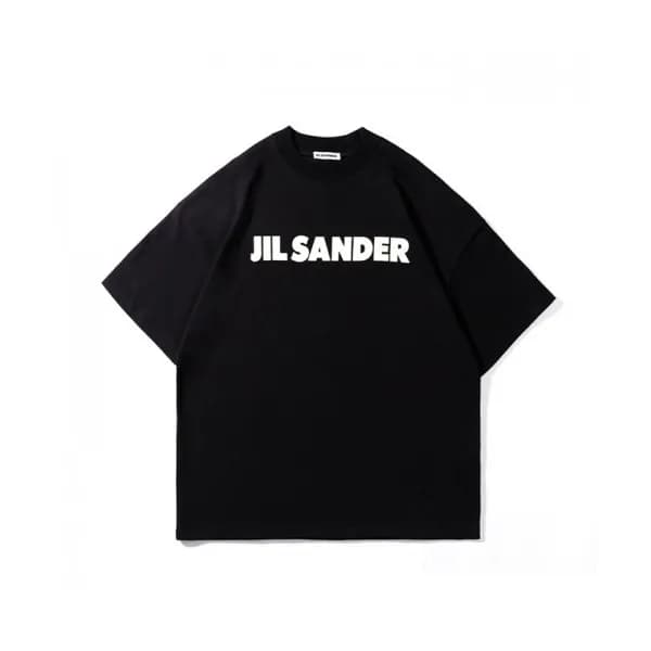 Jil Sander Mens Basic Crew-neck Cotton Short Slee… - 1