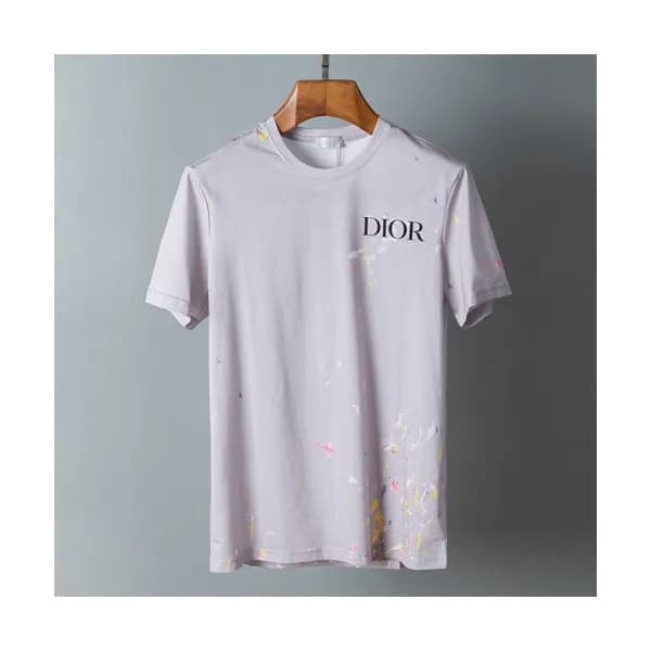 Dior Mm/Wm Casual Crew-neck Short Sleeved Tshirts… - 1