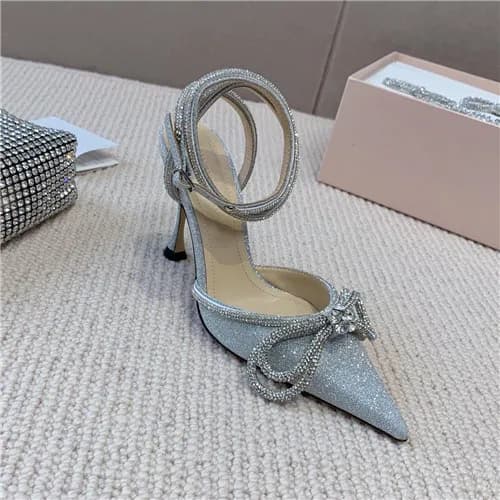 Mach & Mach 2021 Women's Leather/Silk High Hee…
