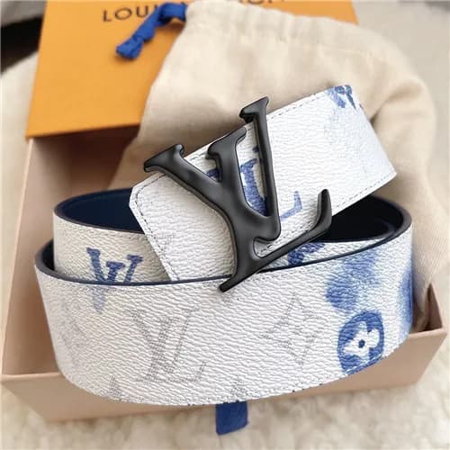 Louis Vuitton 2021 Men's Leather Belt,4.0cm,LO… - 1