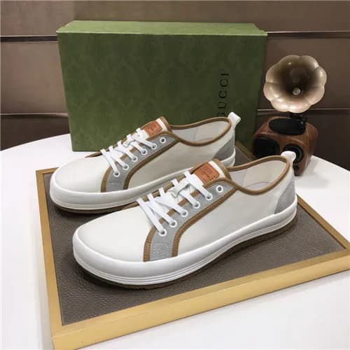 [매장판]Gucci 2021 Men's Leather Sneakers,GUCS158… - 1