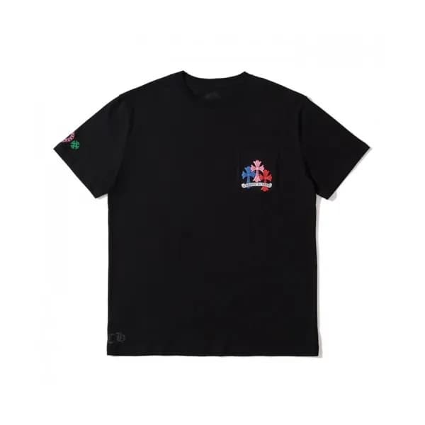 Chrome hearts Mens Logo Casual Short Sleeved Tshi… - 1