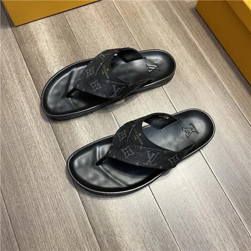 Louis Vuitton 2021 Men's Leather Slipper,LOUS2… - 1