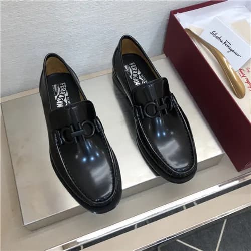 Salvatore Ferragamo 2021 Men's Leather Loafer,… - 1