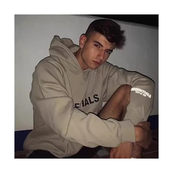 Fear of god Mm/Wm Logo Oversize Cotton Hoodie Gra… - 1