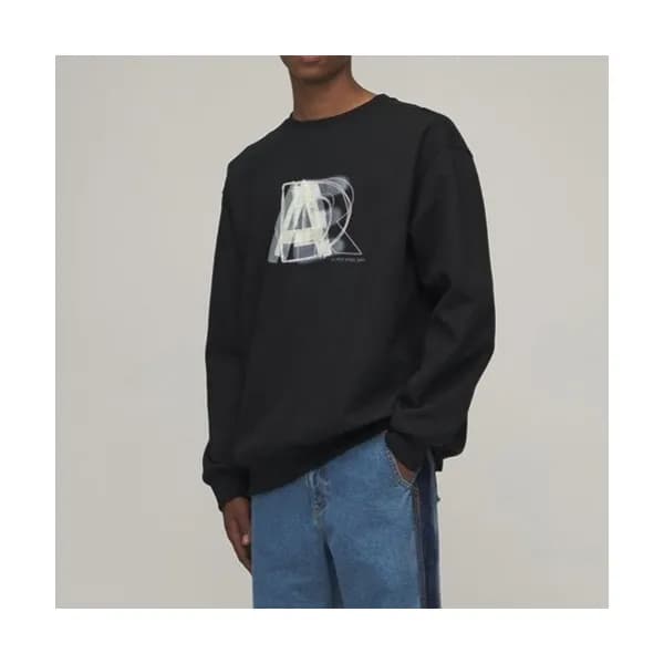 ADER Mens Minimal Cotton Tshirts Black - ADER 202… - 1