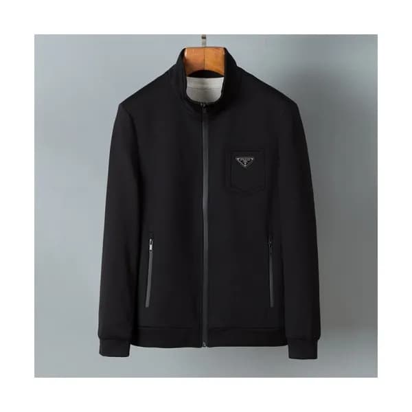 Prada Mens Logo Casual Jackets Black - 프라다 2021 남… - 1
