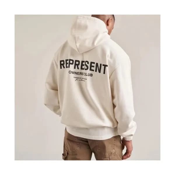 Represent Mm/Wm Wolf Logo Cotton Hoodie - 리프리젠트 2… - 1